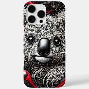 Funda iPhone 16 Pro Max Diseño Artístico de Oso Koala