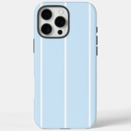 Funda iPhone 16 Pro Max Diseño de patrón de franja vertical de color suave