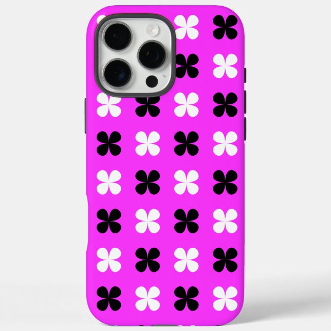 Funda iPhone 16 Pro Max Diseño de patrones hermosos (Reverso)