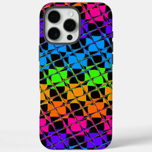 Funda iPhone 16 Pro Max Diseño de reflexión colorido de última calidad