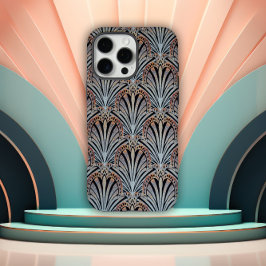 Funda iPhone 16 Pro Max Diseño de ventilador Art Deco estilizado
