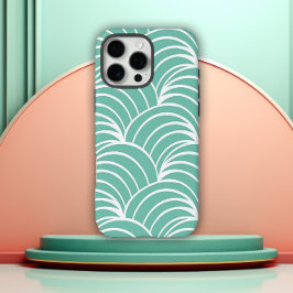 Funda iPhone 16 Pro Max Diseño de ventilador Art Deco estilizado