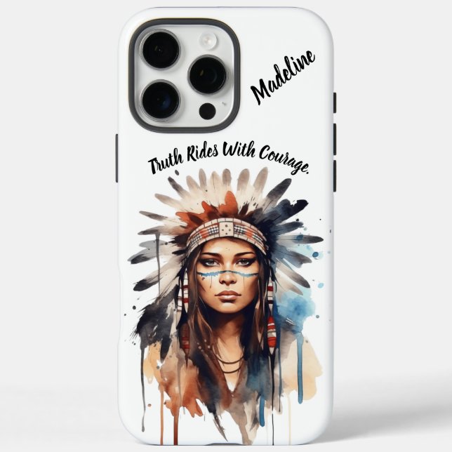 Funda iPhone 16 Pro Max Diseños culturales tradicionales (Reverso)