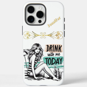 Funda iPhone 16 Pro Max Disfrute de un encendedor humorístico con un ambie