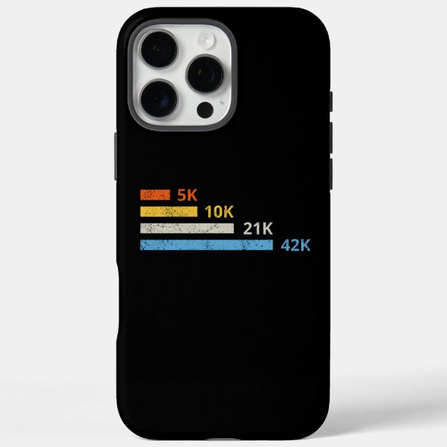 Funda iPhone 16 Pro Max Distancias de funcionamiento II - Maratón de 42K d (Reverso)