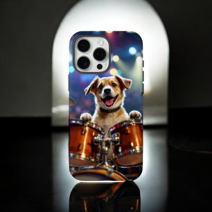 Funda iPhone 16 Pro Max Dog Drummer
