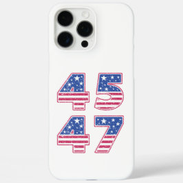 Funda iPhone 16 Pro Max Donald Trump 45-47
