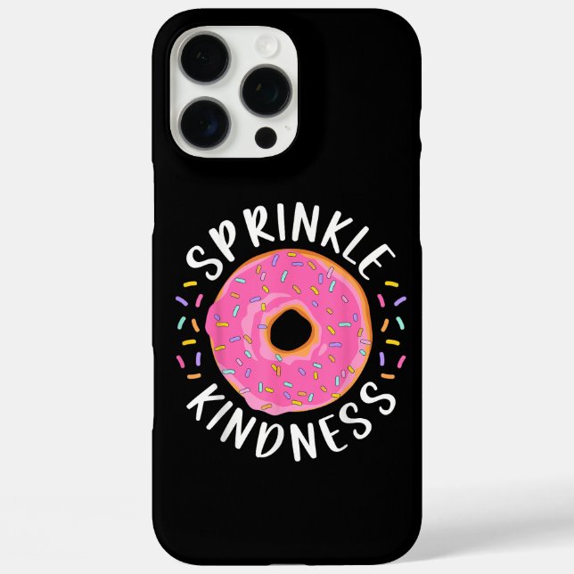 Funda iPhone 16 Pro Max Donut Sprinkle Kindness Chicas graciosas (Reverso )