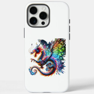Funda iPhone 16 Pro Max Dragón de Fuego colorido