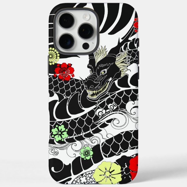 Funda iPhone 16 Pro Max Dragon Tattoo (Reverso)