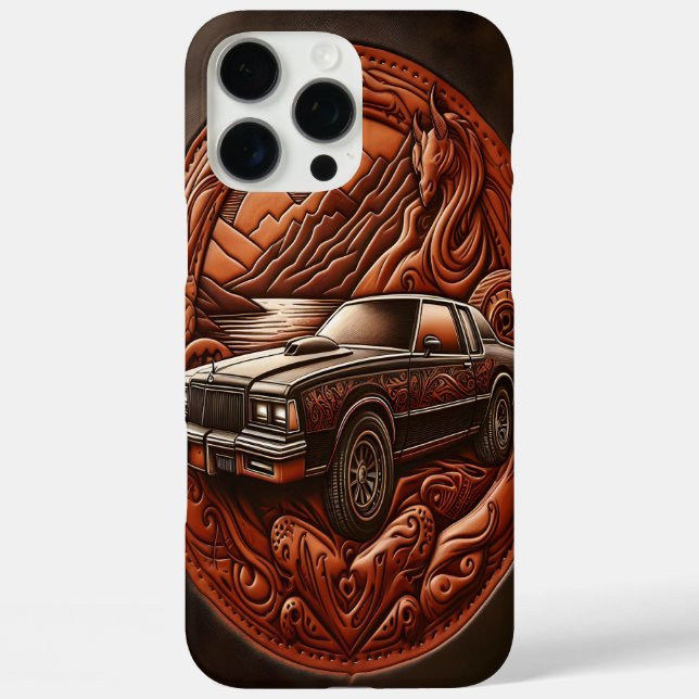 Funda iPhone 16 Pro Max Dreamy Mountain Drive con Musculum Car (Reverso )