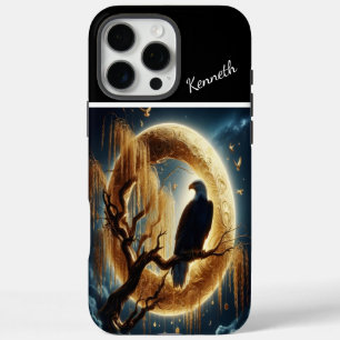 Funda iPhone 16 Pro Max Eagle Watches Moonlit Sea