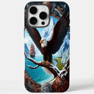Funda iPhone 16 Pro Max Eagle's Watch Over Winter Seas