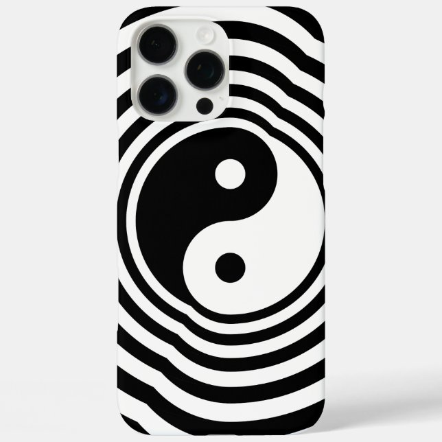 Funda iPhone 16 Pro Max Ecos de Yin Yang (Reverso )