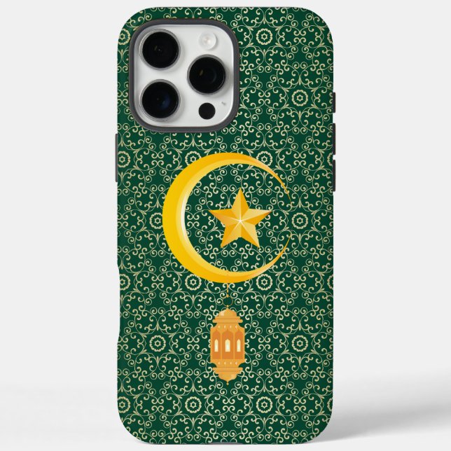 Funda iPhone 16 Pro Max Eid al Fitr Mubarak Ramadan Kareem Estrella de la  (Reverso)