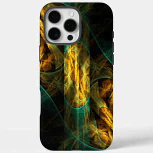 Funda iPhone 16 Pro Max El arte abstracto del ojo de la jungla