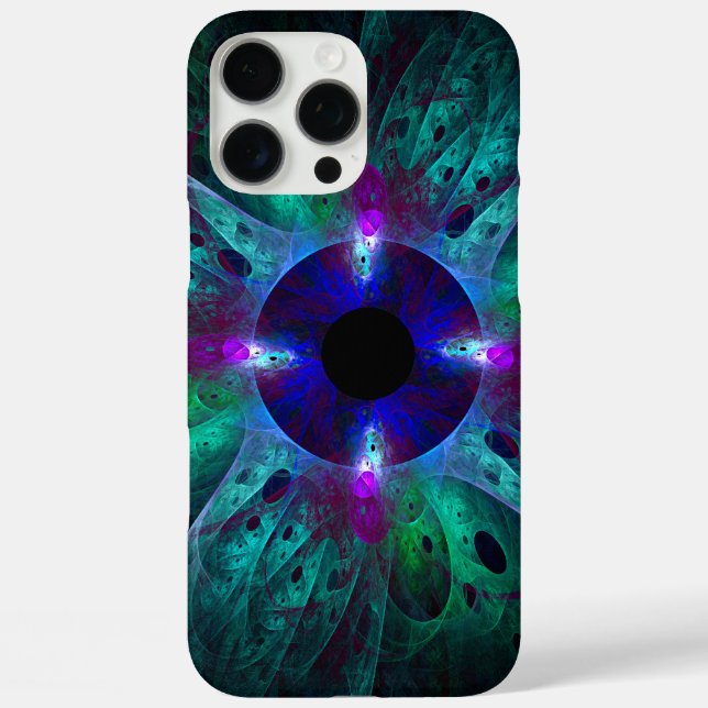 Funda iPhone 16 Pro Max El arte abstracto visual (Reverso )