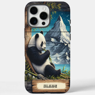 Funda iPhone 16 Pro Max El bosque de Panda escondido: Comida de Bambú