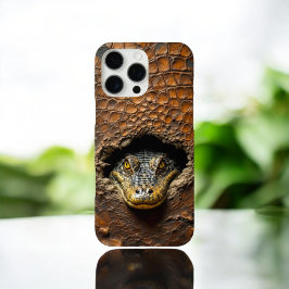 Funda iPhone 16 Pro Max El cocodrilo perfora su piel