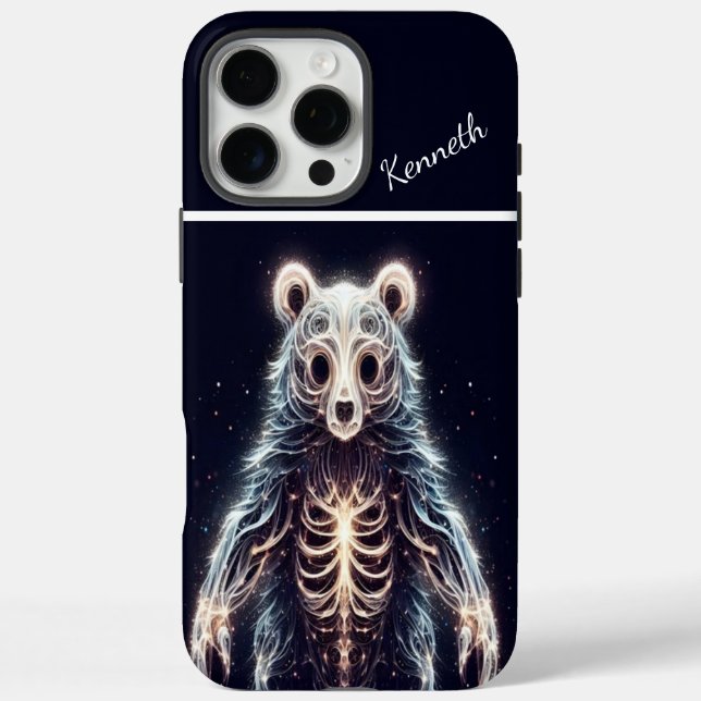 Funda iPhone 16 Pro Max El despertar del oso cósmico (Reverso)