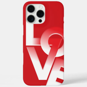 Funda iPhone 16 Pro Max El día de San Valentín de tipografía de amor