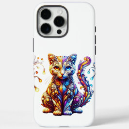 Funda iPhone 16 Pro Max El gato brillante vibrante
