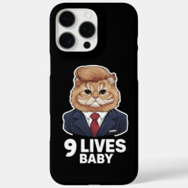 Funda iPhone 16 Pro Max El gato Trump 9 vive a un bebé