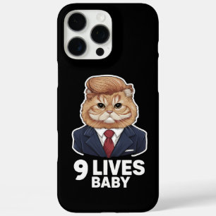 Funda iPhone 16 Pro Max El gato Trump 9 vive a un bebé