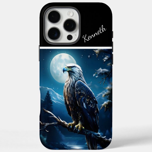 Funda iPhone 16 Pro Max El reloj onlit de Eagle (Reverso)