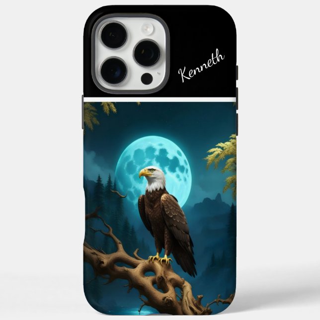 Funda iPhone 16 Pro Max El reloj onlit de Eagle (Reverso)