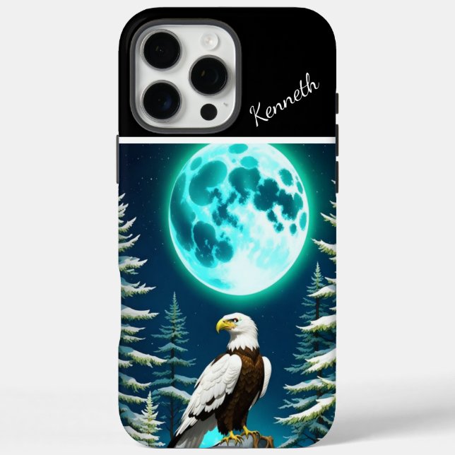 Funda iPhone 16 Pro Max El reloj onlit de Eagle (Reverso)
