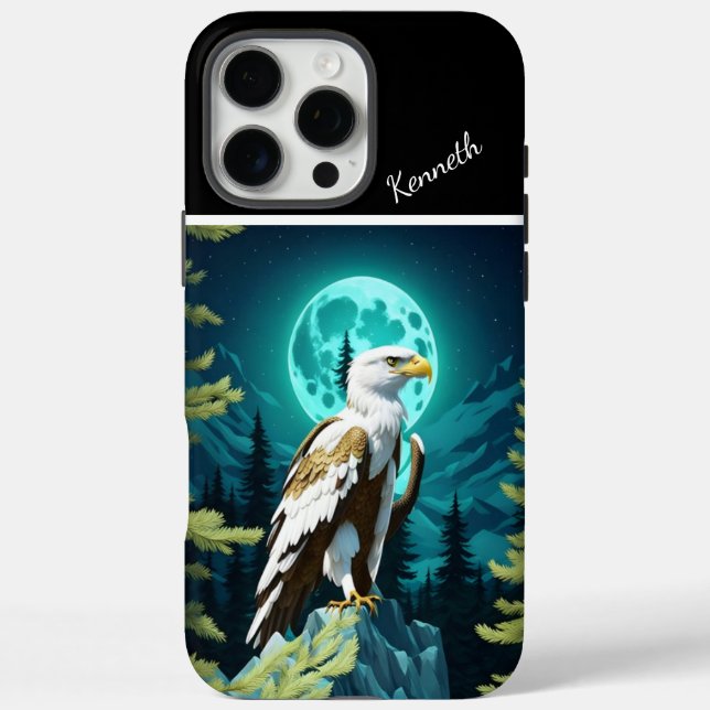 Funda iPhone 16 Pro Max El reloj onlit de Eagle (Reverso)
