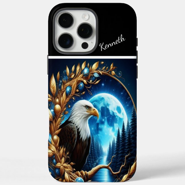 Funda iPhone 16 Pro Max El reloj onlit de Eagle (Reverso)
