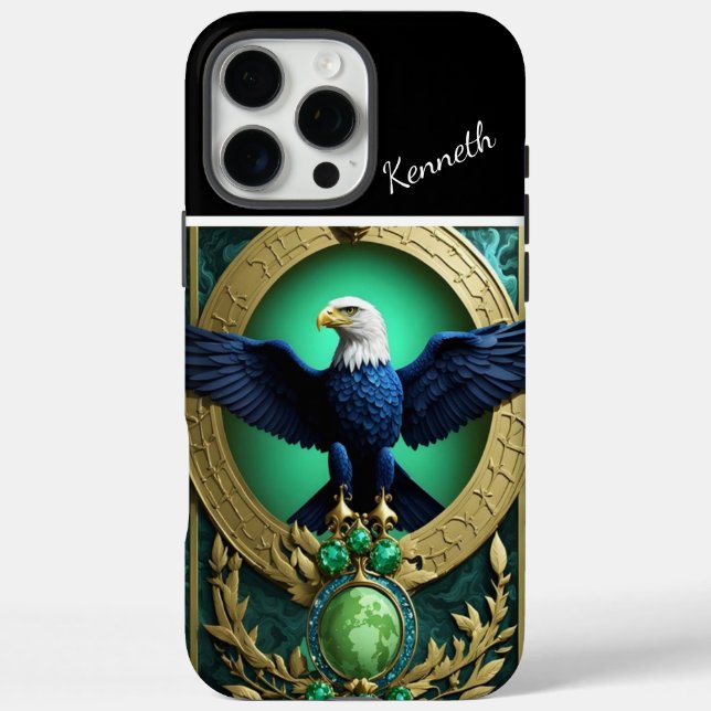 Funda iPhone 16 Pro Max El reloj onlit de Eagle (Reverso)