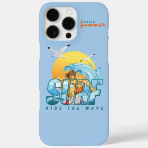 Funda iPhone 16 Pro Max El surfista cabalga la ola   (M)