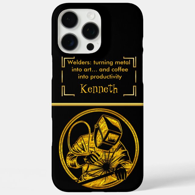 Funda iPhone 16 Pro Max El toque radiante del artesano (Reverso )