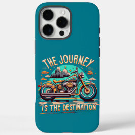 Funda iPhone 16 Pro Max El viaje es el destino: la motocicleta vintage