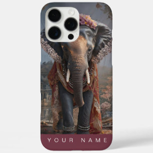 Funda iPhone 16 Pro Max Elefante Botánico