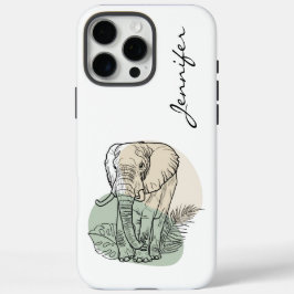 Funda iPhone 16 Pro Max Elefante moderno iPhone