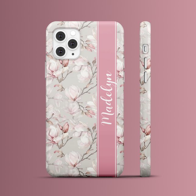 Funda iPhone 16 Pro Max Elegancia de Magnolia Rosa (Subido por el creador)