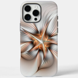 Funda iPhone 16 Pro Max Elegancia floral modernidad Resumen arte fractal