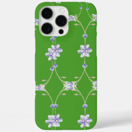 Funda iPhone 16 Pro Max Elegancia floral verde - estuche para teléfono