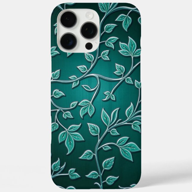 Funda iPhone 16 Pro Max Elegant Arabesque Islamic Vine Pattern (Reverso )