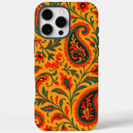 Funda iPhone 16 Pro Max Elegant Paisley Floral Pattern