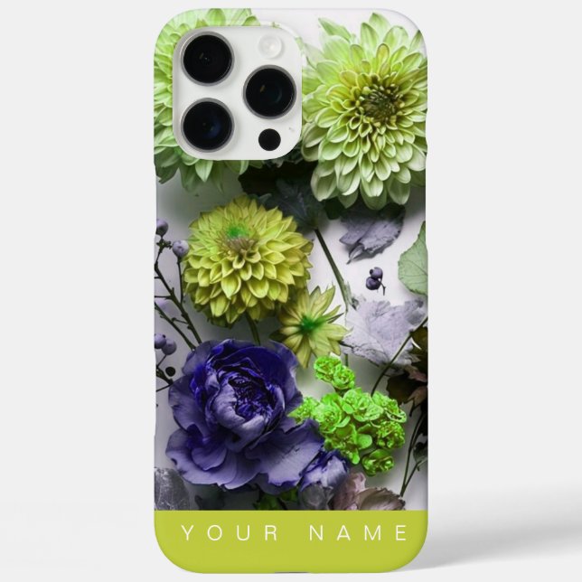 Funda iPhone 16 Pro Max Elegante esencia amarillo (Reverso )