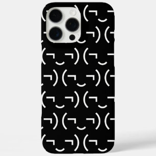 Funda iPhone 16 Pro Max Emoticon smug (‿) Kaomoji japonés