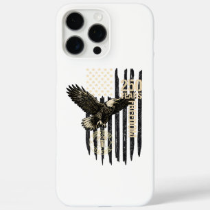 Funda iPhone 16 Pro Max En la parte trasera Águila y Bandera 250 Años 1776