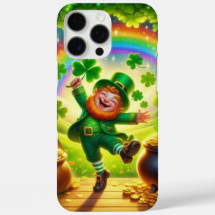 Funda iPhone 16 Pro Max Encantador duende mágico día de San Patricio