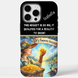 Funda iPhone 16 Pro Max Encontrar tesoros a orillas del río al atardecer