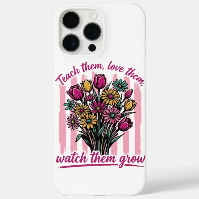 Funda iPhone 16 Pro Max enséñales ámalos míralos crecer (Reverso )